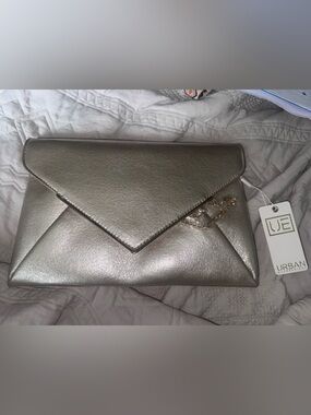 UE Urban Expressions gold Envelope Clutch